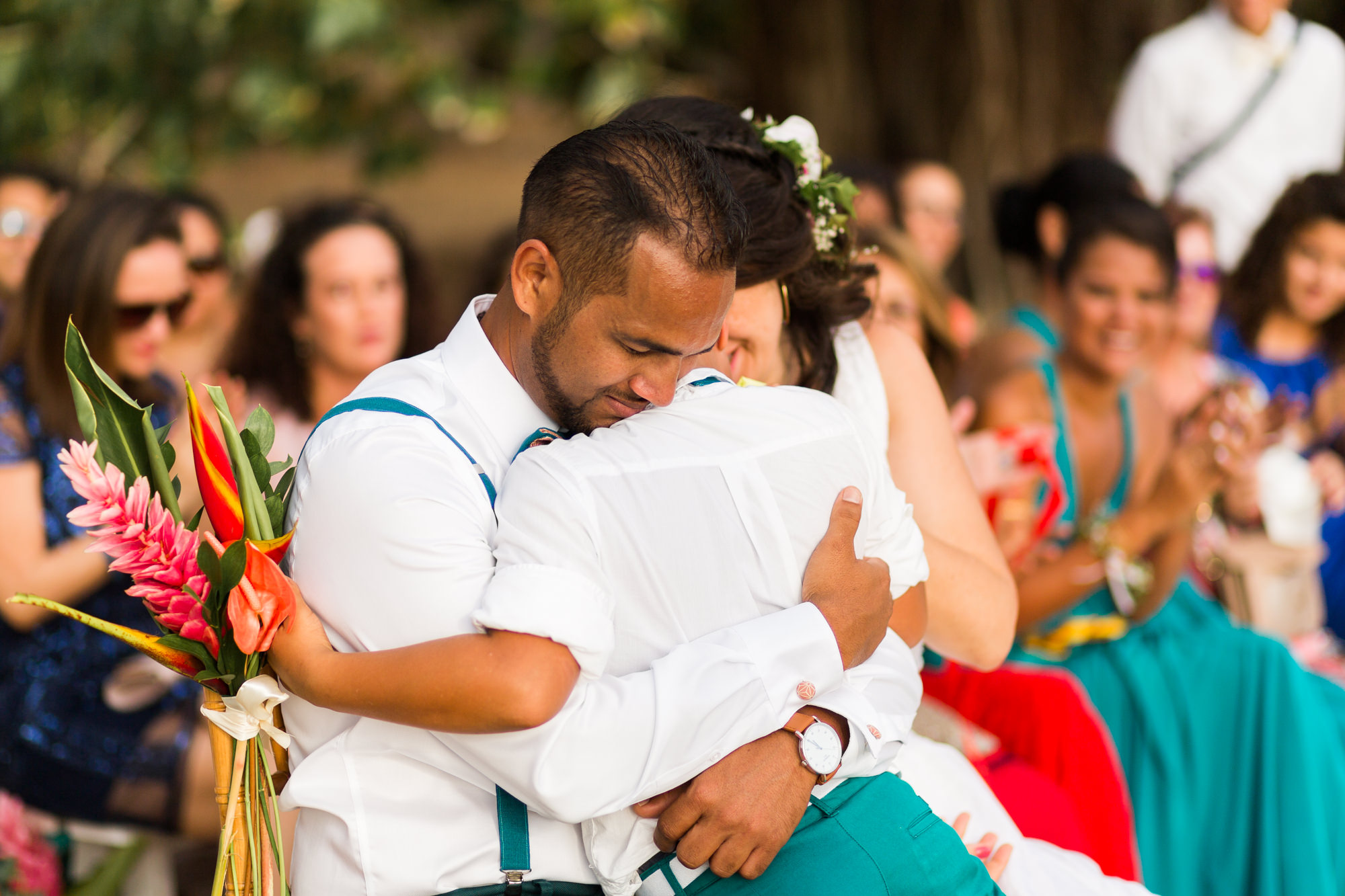 Un mariage tropical sur la plage du Choka Bleu à la Réunion
