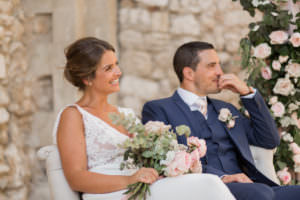 un mariage au domaine de sarson avec une cérémonie laique