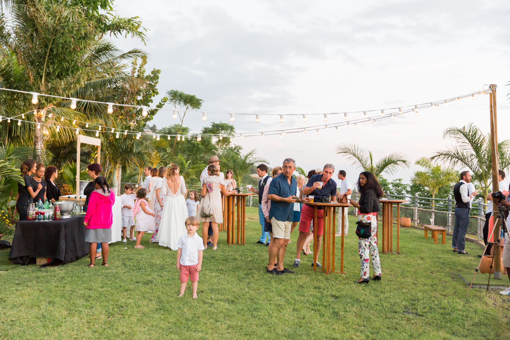 Une réception de mariage au jardin d'ama à la Réunion